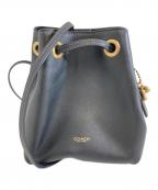 COACHコーチ）の古着「ジェイドドローストリングバッグ」｜ブラック