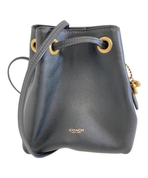 COACH（コーチ）COACH (コーチ) ジェイドドローストリングバッグ ブラックの古着・服飾アイテム