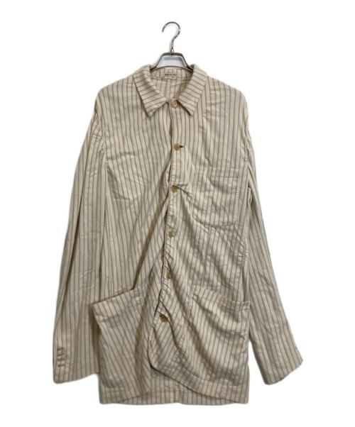 HERMES（エルメス）HERMES (エルメス) STRIPE PATTERN JACKET ベージュ サイズ:記載なしの古着・服飾アイテム