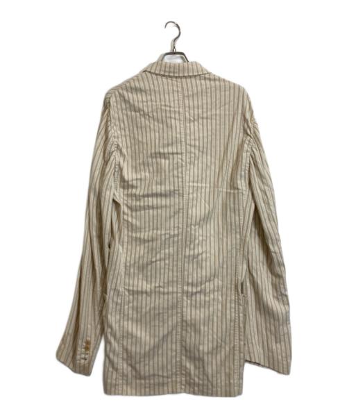 HERMES（エルメス）HERMES (エルメス) STRIPE PATTERN JACKET ベージュ サイズ:記載なしの古着・服飾アイテム
