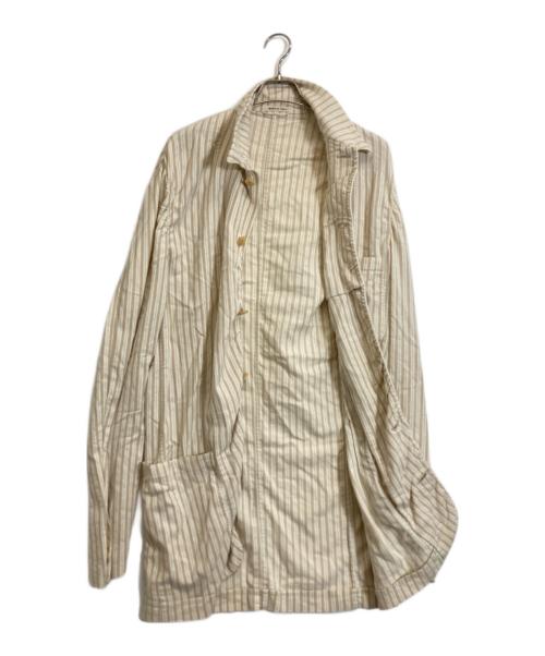 HERMES（エルメス）HERMES (エルメス) STRIPE PATTERN JACKET ベージュ サイズ:記載なしの古着・服飾アイテム