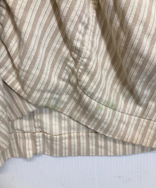 HERMES（エルメス）HERMES (エルメス) STRIPE PATTERN JACKET ベージュ サイズ:記載なしの古着・服飾アイテム