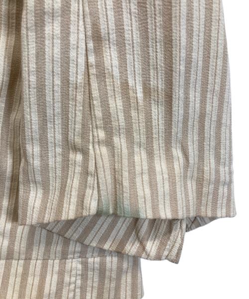 HERMES（エルメス）HERMES (エルメス) STRIPE PATTERN JACKET ベージュ サイズ:記載なしの古着・服飾アイテム