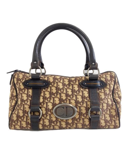 Dior（ディオール）DIOR (ディオール) CDロゴプレートオールドトロッターショルダーバッグ ブラウンの古着・服飾アイテム