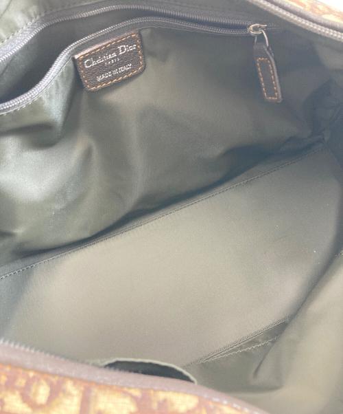 Dior（ディオール）DIOR (ディオール) CDロゴプレートオールドトロッターショルダーバッグ ブラウンの古着・服飾アイテム