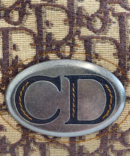 Dior（ディオール）DIOR (ディオール) CDロゴプレートオールドトロッターショルダーバッグ ブラウンの古着・服飾アイテム