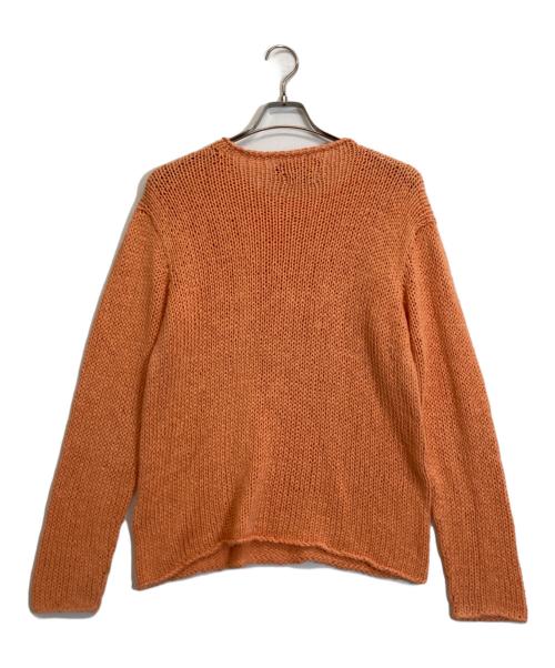 POLO RALPH LAUREN（ポロ・ラルフローレン）POLO RALPH LAUREN (ポロ・ラルフローレン) リネンコットンニット オレンジ サイズ:Lの古着・服飾アイテム