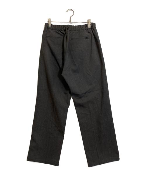 DELUXE（デラックス）Deluxe (デラックス) ZOOTストレートピンタックパンツ グレー サイズ:Lの古着・服飾アイテム