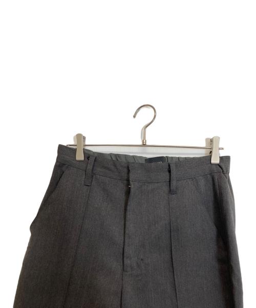 DELUXE（デラックス）Deluxe (デラックス) ZOOTストレートピンタックパンツ グレー サイズ:Lの古着・服飾アイテム