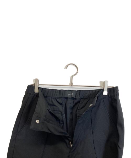 DELUXE（デラックス）Deluxe (デラックス) ZOOTストレートピンタックパンツ ブラック サイズ:Lの古着・服飾アイテム