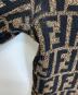 中古・古着 FENDI (フェンディ) ズッカ柄ニット ブラウン サイズ:L：22000円