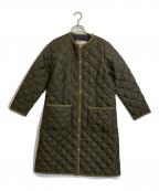 Traditional Weatherwearトラディショナルウェザーウェア）の古着「ARKLEY LONG キルティングコート」｜カーキ