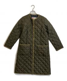 Traditional Weatherwear（トラディショナルウェザーウェア）の古着「ARKLEY LONG キルティングコート」｜カーキ