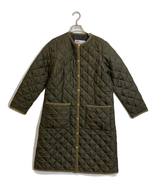 Traditional Weatherwear（トラディショナルウェザーウェア）Traditional Weatherwear (トラディショナルウェザーウェア) ARKLEY LONG キルティングコート カーキ サイズ:34の古着・服飾アイテム