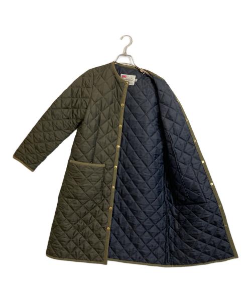 Traditional Weatherwear（トラディショナルウェザーウェア）Traditional Weatherwear (トラディショナルウェザーウェア) ARKLEY LONG キルティングコート カーキ サイズ:34の古着・服飾アイテム