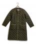 Traditional Weatherwear（トラディショナルウェザーウェア）の古着「ARKLEY LONG キルティングコート」｜カーキ