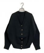 Gypsohilaジプソフィア）の古着「Slash Cardigan」｜ブラック