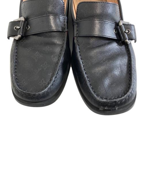 LOUIS VUITTON（ルイ ヴィトン）LOUIS VUITTON (ルイ ヴィトン) モノグラムドライビングシューズ ブラック サイズ:5　1/2の古着・服飾アイテム