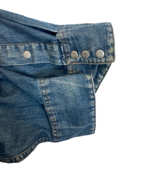 RRL（ダブルアールエル）RRL (ダブルアールエル) デニムウエスタンシャツ インディゴ サイズ:XXLの古着・服飾アイテム
