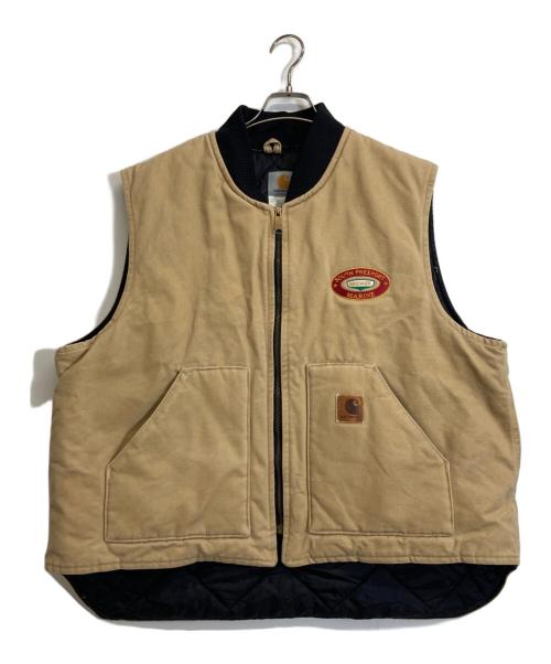 CarHartt（カーハート）CarHartt (カーハート) タッグベスト ベージュ サイズ:XXLの古着・服飾アイテム