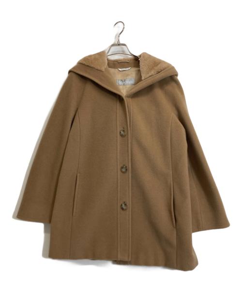 MaxMara（マックスマーラ）MaxMara (マックスマーラ) ウールコート ベージュ サイズ:Lの古着・服飾アイテム