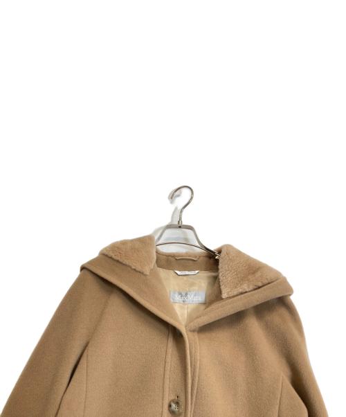 MaxMara（マックスマーラ）MaxMara (マックスマーラ) ウールコート ベージュ サイズ:Lの古着・服飾アイテム