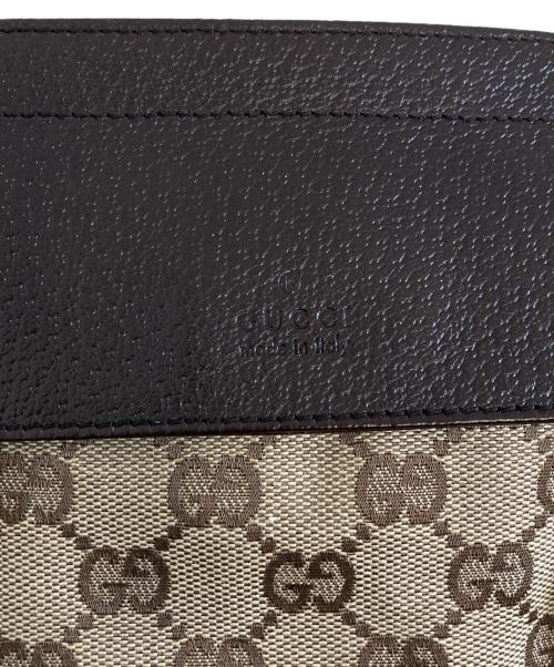 GUCCI（グッチ）GUCCI (グッチ) GGキャンバスウエストポーチ ベージュの古着・服飾アイテム