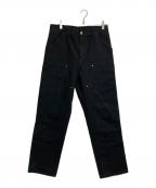 CarHarttカーハート）の古着「DOUBLE KNEE PANT」｜ブラック