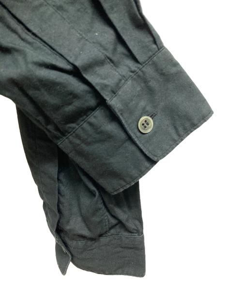 BLACK COMME des GARCONS（ブラックコムデギャルソン）BLACK COMME des GARCONS (ブラックコムデギャルソン) パイピングシャツ　1N-B009 ブラック サイズ:Lの古着・服飾アイテム