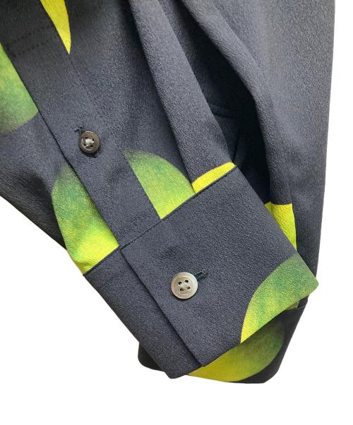 PAUL SMITH（ポールスミス）Paul Smith (ポールスミス) 青りんご長袖シャツ ブラック サイズ:38の古着・服飾アイテム