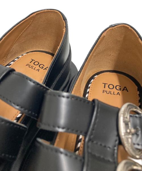 TOGA PULLA（トーガ プルラ）TOGA PULLA (トーガ プルラ) 厚底ローファー ブラック サイズ:24の古着・服飾アイテム