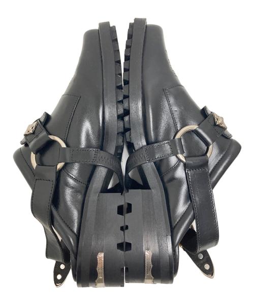 TOGA PULLA（トーガ プルラ）TOGA PULLA (トーガ プルラ) ウエスタンミュール ブラック サイズ:24の古着・服飾アイテム