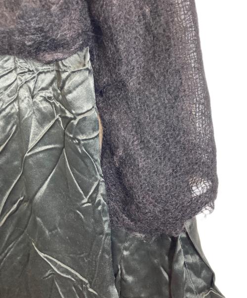 tricot COMME des GARCONS（トリココムデギャルソン）tricot COMME des GARCONS (トリココムデギャルソン) ニットレイヤードドッキングワンピース ブラック サイズ:-の古着・服飾アイテム