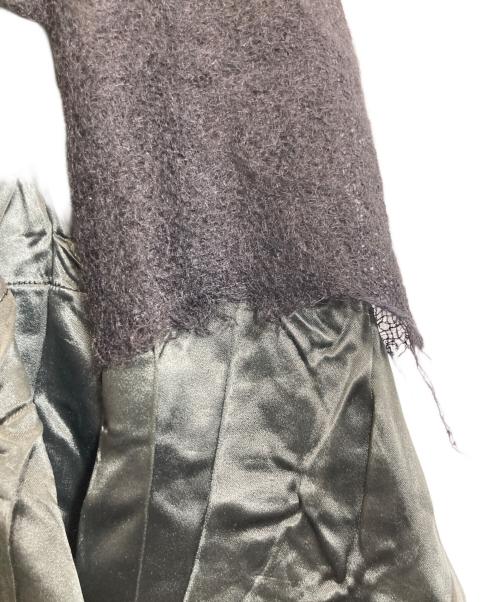 tricot COMME des GARCONS（トリココムデギャルソン）tricot COMME des GARCONS (トリココムデギャルソン) ニットレイヤードドッキングワンピース ブラック サイズ:-の古着・服飾アイテム