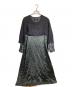 tricot COMME des GARCONS（トリココムデギャルソン）の古着「ニットレイヤードドッキングワンピース」｜ブラック