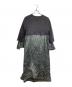 tricot COMME des GARCONS (トリココムデギャルソン) ニットレイヤードドッキングワンピース ブラック サイズ:-：15000円