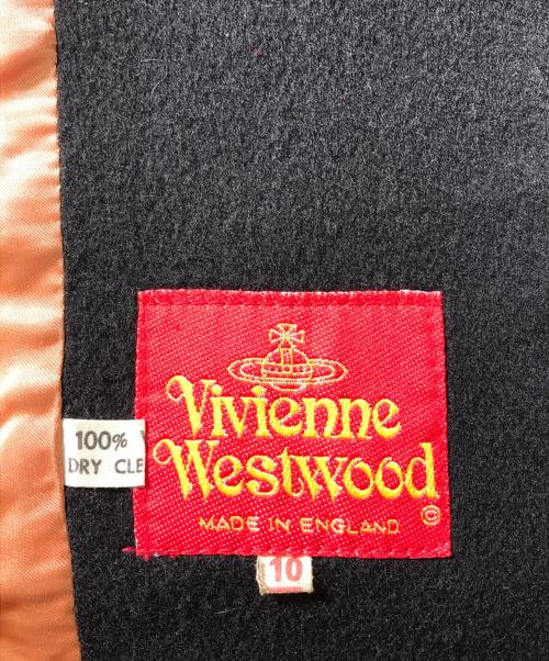 Vivienne Westwood（ヴィヴィアンウエストウッド）Vivienne Westwood (ヴィヴィアンウエストウッド) オーブボタンファーコート ブラック サイズ:10の古着・服飾アイテム