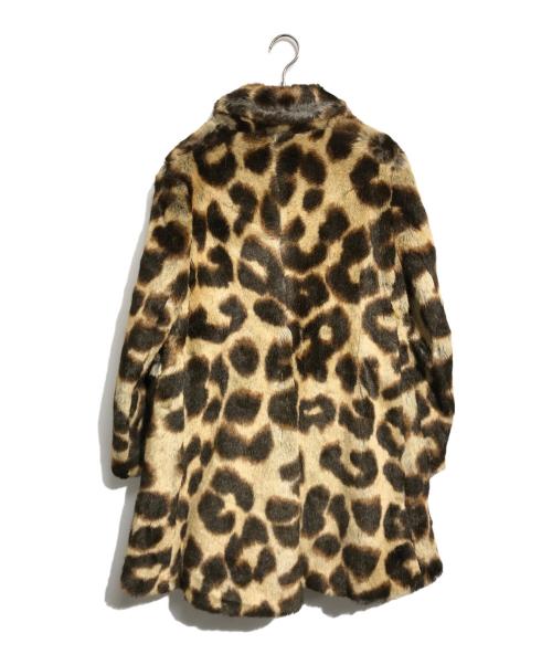 Vivienne Westwood（ヴィヴィアンウエストウッド）Vivienne Westwood (ヴィヴィアンウエストウッド) レオパードプリンセスコート ベージュ サイズ:12の古着・服飾アイテム