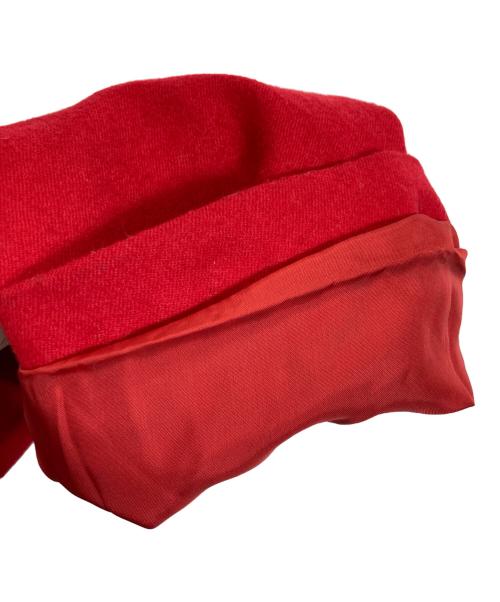 tricot COMME des GARCONS（トリココムデギャルソン）tricot COMME des GARCONS (トリココムデギャルソン) 変形テーラードジャケット レッド サイズ:Mの古着・服飾アイテム