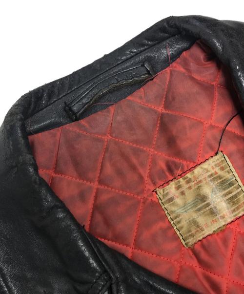 Lewis Leathers（ルイスレザース）Lewis Leathers (ルイスレザース) ダブルライダースジャケット ブラック サイズ:表記なしの古着・服飾アイテム
