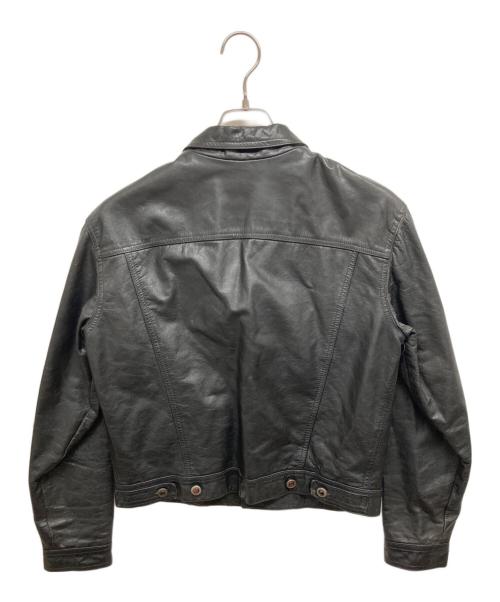 LA ROCKA（ラ ロッカ）LA ROCKA (ラ ロッカ) レザージャケット ブラック サイズ:Mの古着・服飾アイテム