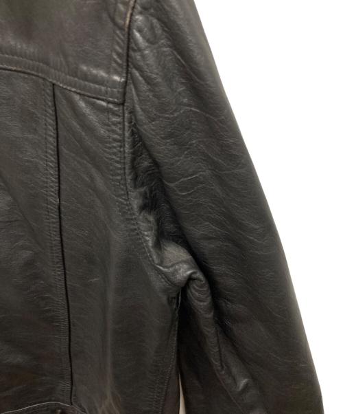 LA ROCKA（ラ ロッカ）LA ROCKA (ラ ロッカ) レザージャケット ブラック サイズ:Mの古着・服飾アイテム