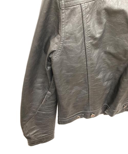 LA ROCKA（ラ ロッカ）LA ROCKA (ラ ロッカ) レザージャケット ブラック サイズ:Mの古着・服飾アイテム