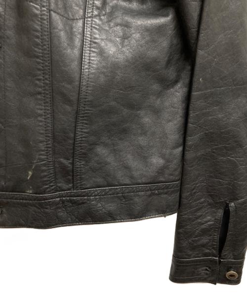 LA ROCKA（ラ ロッカ）LA ROCKA (ラ ロッカ) レザージャケット ブラック サイズ:Mの古着・服飾アイテム
