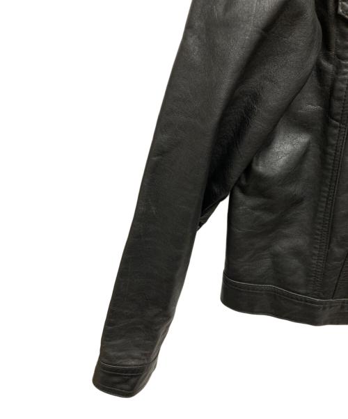 LA ROCKA（ラ ロッカ）LA ROCKA (ラ ロッカ) レザージャケット ブラック サイズ:Mの古着・服飾アイテム