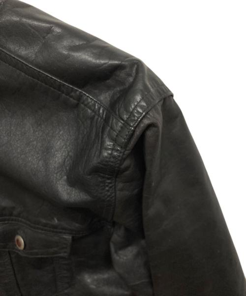 LA ROCKA（ラ ロッカ）LA ROCKA (ラ ロッカ) レザージャケット ブラック サイズ:Mの古着・服飾アイテム