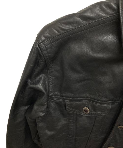 LA ROCKA（ラ ロッカ）LA ROCKA (ラ ロッカ) レザージャケット ブラック サイズ:Mの古着・服飾アイテム