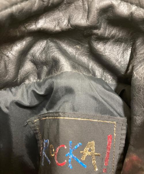 LA ROCKA（ラ ロッカ）LA ROCKA (ラ ロッカ) レザージャケット ブラック サイズ:Mの古着・服飾アイテム