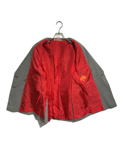 Vivienne Westwood（ヴィヴィアンウエストウッド）Vivienne Westwood (ヴィヴィアンウエストウッド) ダブルブレストオーブボタンジャケット グレー サイズ:10の古着・服飾アイテム