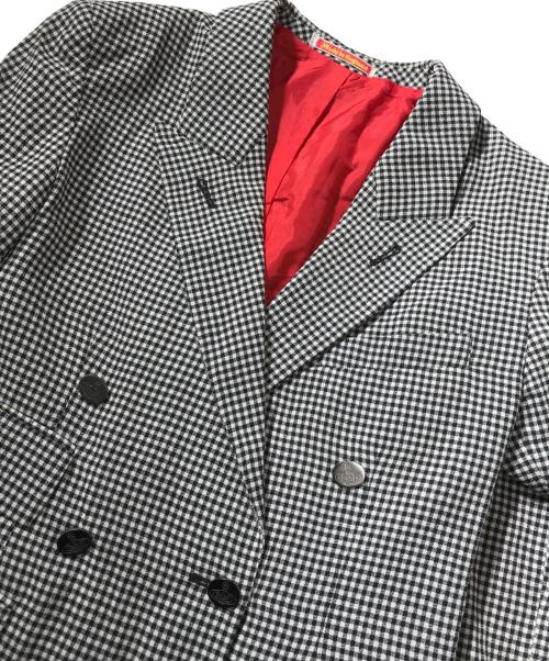 Vivienne Westwood（ヴィヴィアンウエストウッド）Vivienne Westwood (ヴィヴィアンウエストウッド) ダブルブレストオーブボタンジャケット グレー サイズ:10の古着・服飾アイテム